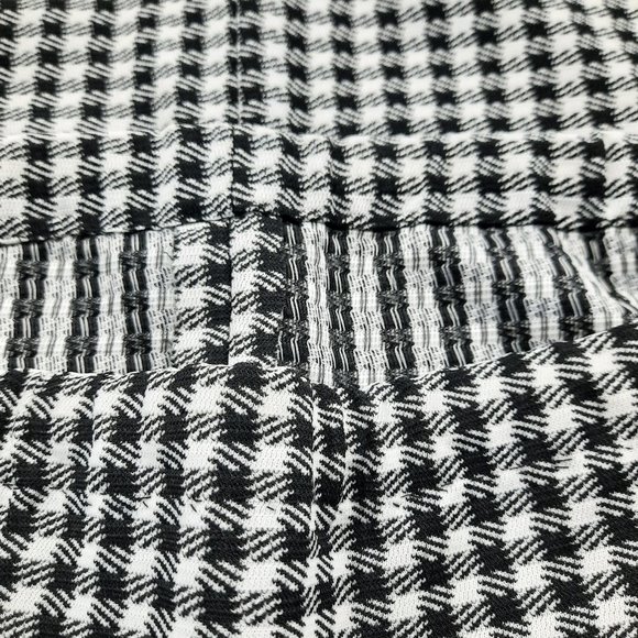 Vtg 60s black & white gingham midi skirt - Handmade - Picture 6 of 8